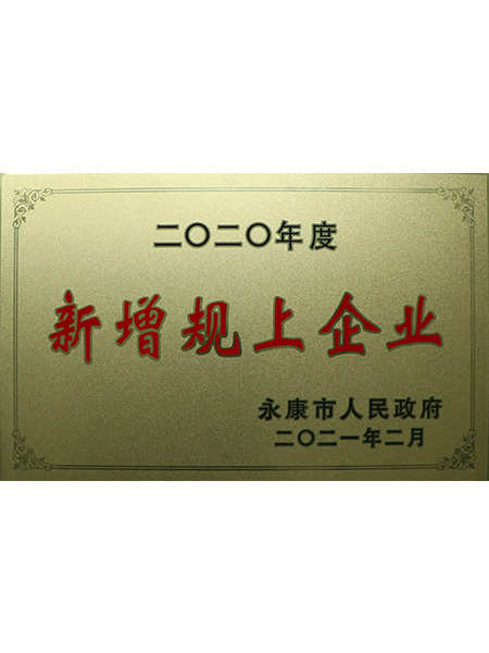 規上企（qǐ）業證書